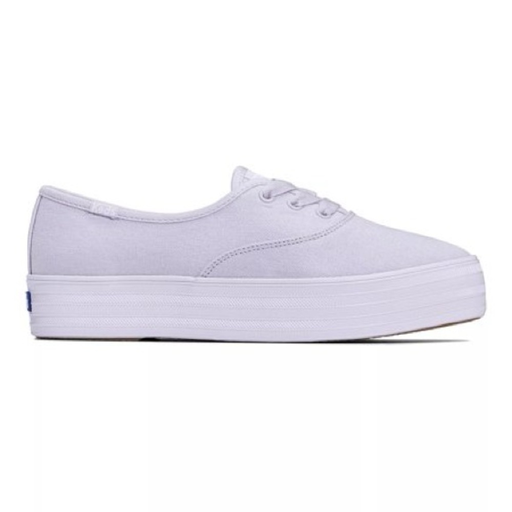 Keds Point Canvas Lace Up lavender size 7.5 NWOT